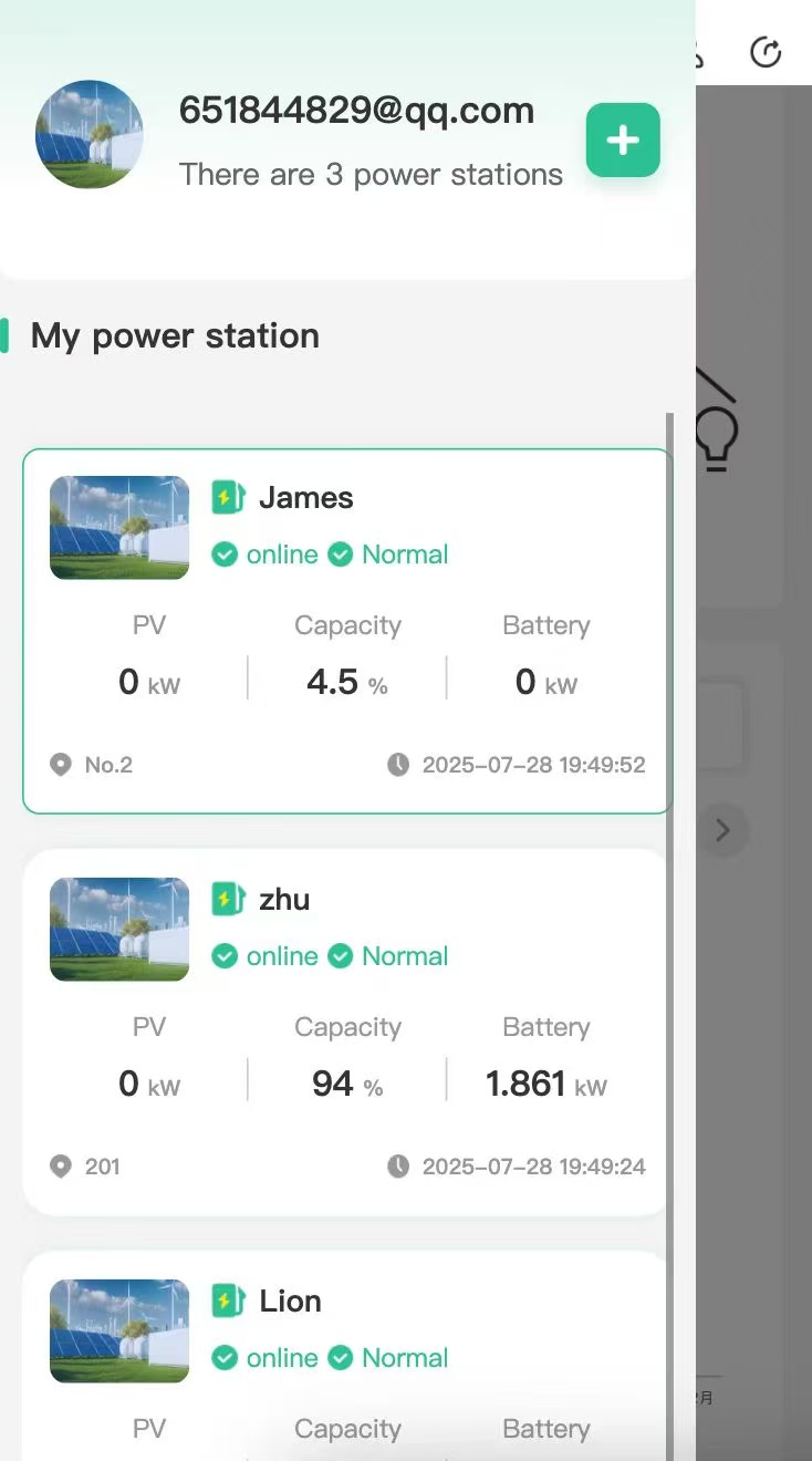 VPP Client Dashboard — Control